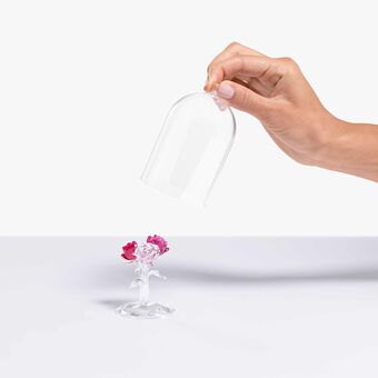 swarovski قطعة زينة على شكل باقة ورود