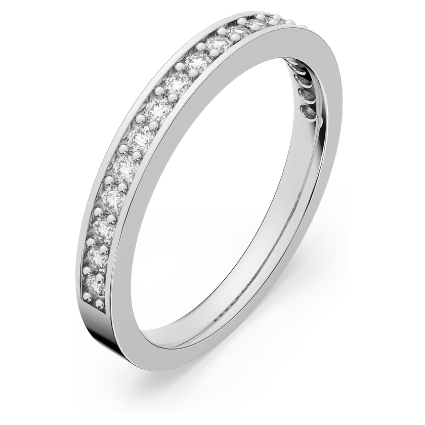 swarovski خاتم matrix، لون أبيض، طلاء روديوم