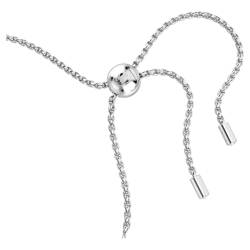 swarovski سوار matrix tennis، قطع مستدير متنوع، لون أبيض، طلاء روديوم
