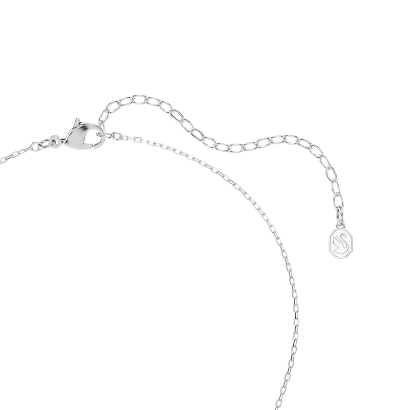 swarovski قلادة chroma، قطع متنوع، ألوان متعددة، طلاء روديوم