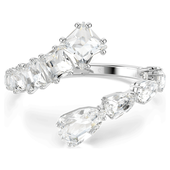 swarovski سوار matrix، قطع متنوع، لون أبيض، طلاء روديوم