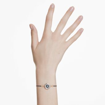 swarovski سوار symbolica، حلية على شكل عين الحسود، ألوان متعددة، طلاء باللون الذهبي