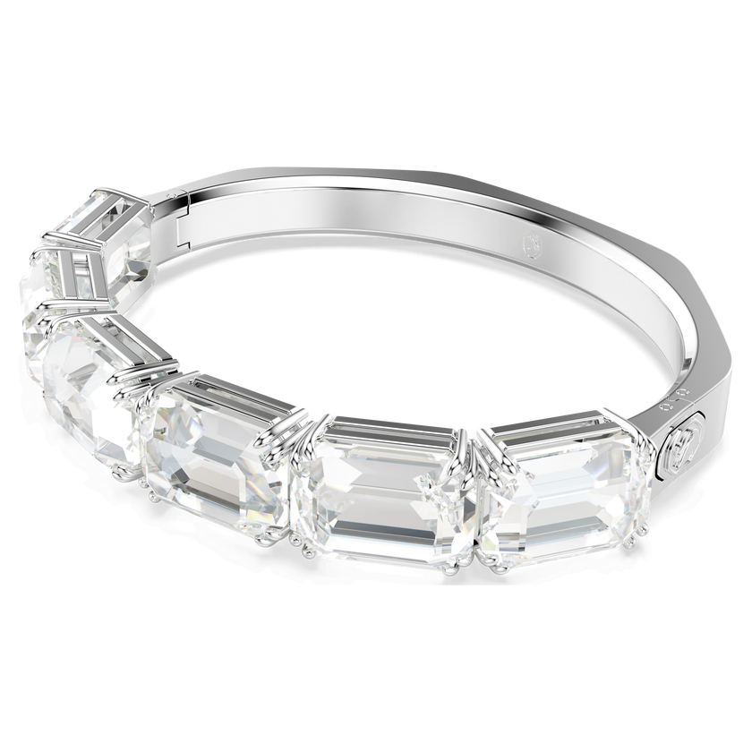 swarovski سوار millenia، قطع مُثَمَّن، لون أبيض، طلاء روديوم