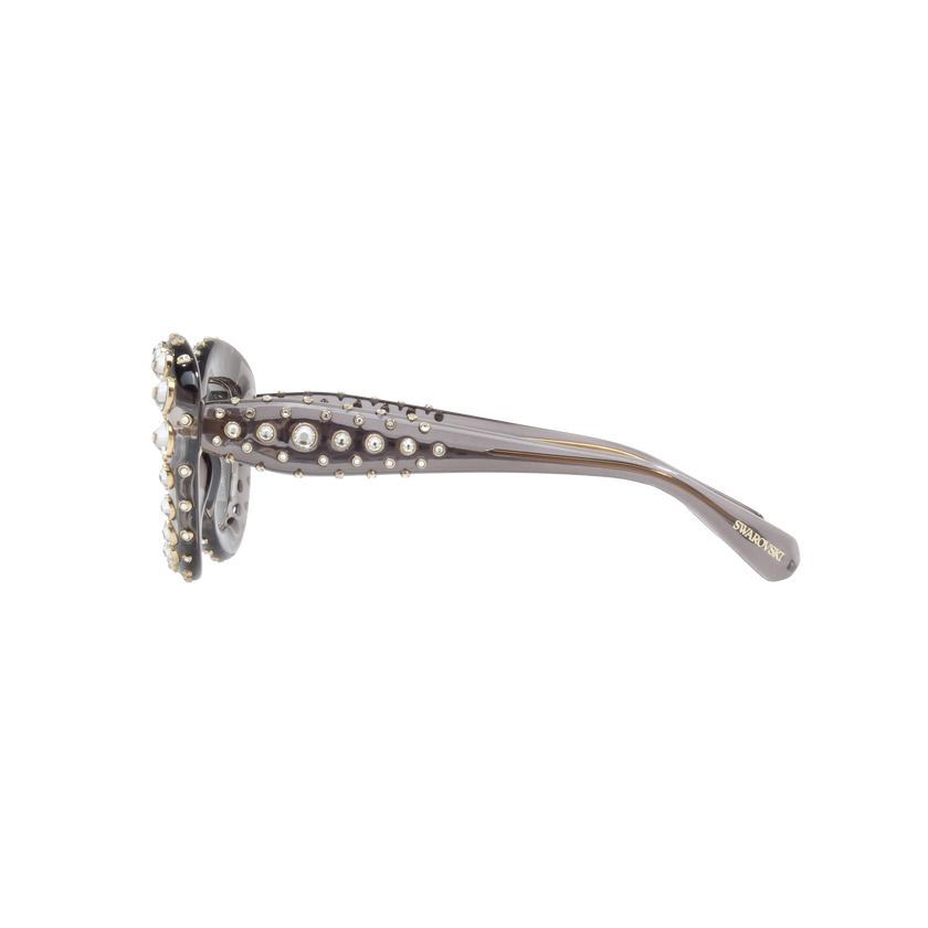 swarovski sunglasses  cat eye shape  sk6060  silver tone
