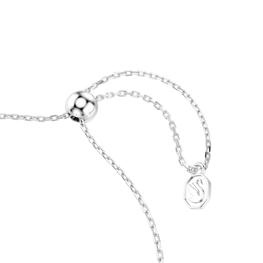 swarovski سوار luckily، أحجار كريستال صغيرة متراصة، شكل عين، لون أزرق، طلاء روديوم