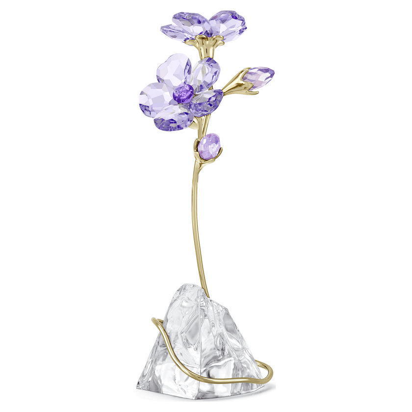 swarovski قطعة زينة على شكل زهرة rozanne من مجموعة florere