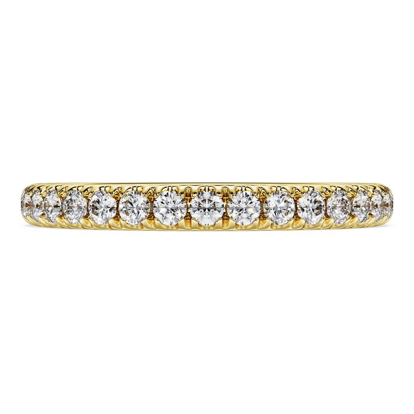 swarovski دبلة eternity، أحجار ألماس مُصنعة في المختبر بإجمالي 0 4 قيراط، ذهب أصفر عيار 18