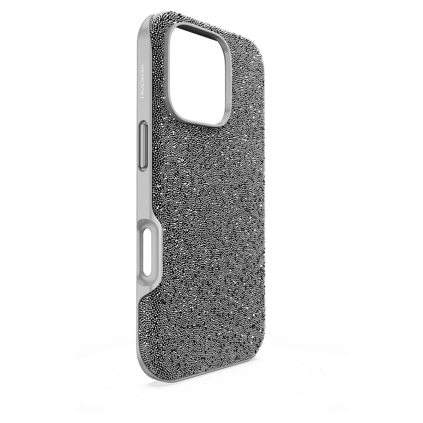 swarovski حافظة هاتف ذكي high، iphone  16 pro، لون فضي