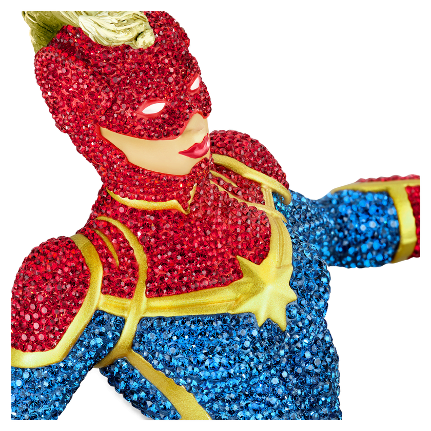 swarovski مجسم captain marvel، مجموعة marvel، إصدار محدود