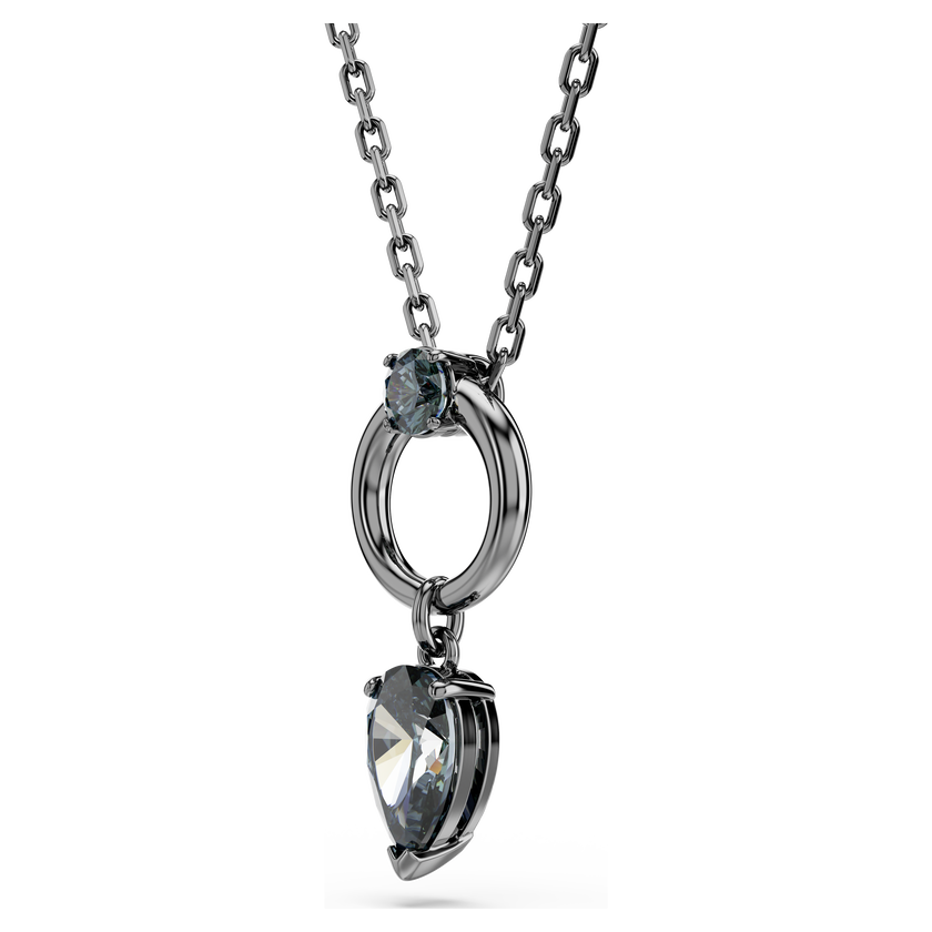 swarovski قلادة mesmera، قطع متنوع، لون رمادي، طلاء روثينيوم
