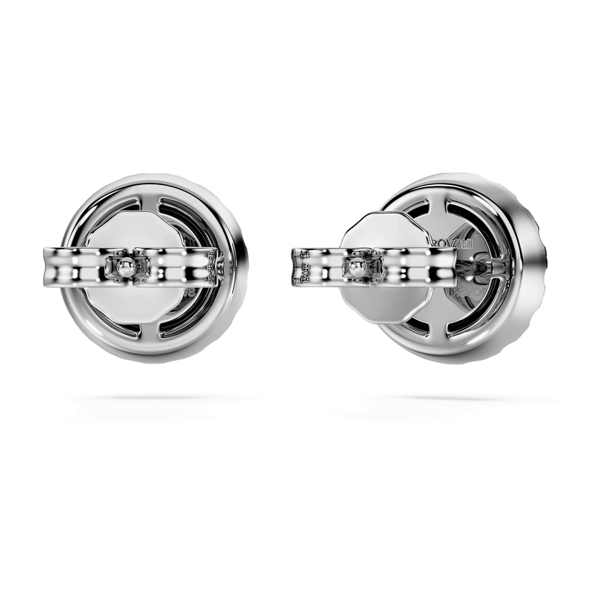 swarovski أقراط دبوسية eternity، أحجار ألماس مُصنعة في المختبر بإجمالي 1 25 قيراط، ذهب أبيض عيار 18