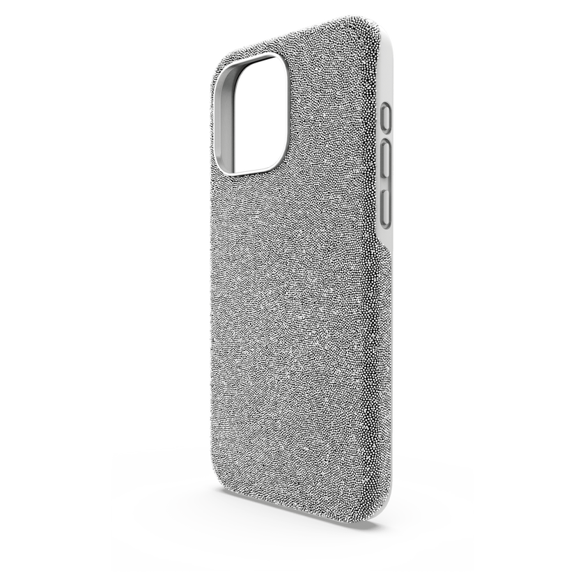 swarovski حافظة high للهاتف الذكي، iphone  15 pro max، لون فضي