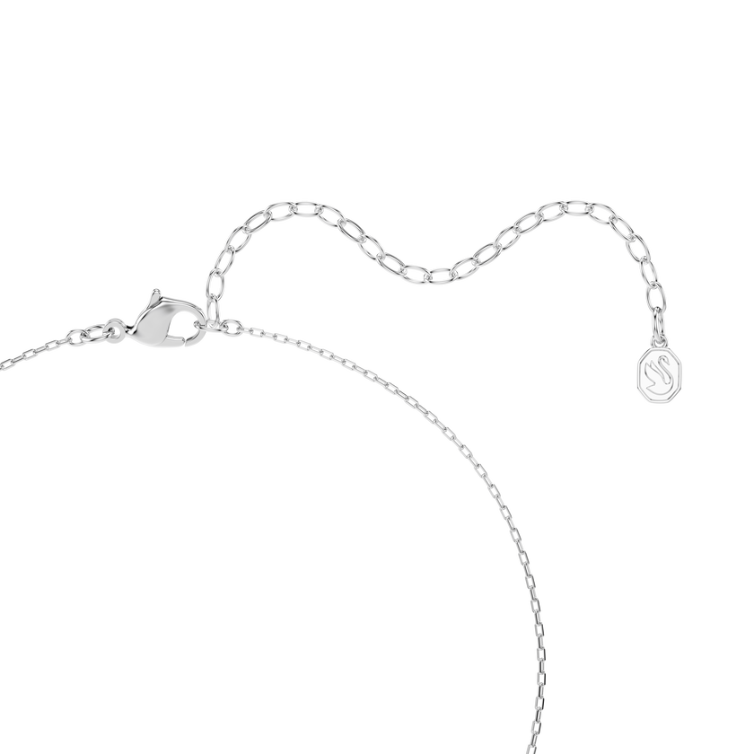 swarovski قلادة una angelic، قطع متنوع، لون أخضر، طلاء روديوم
