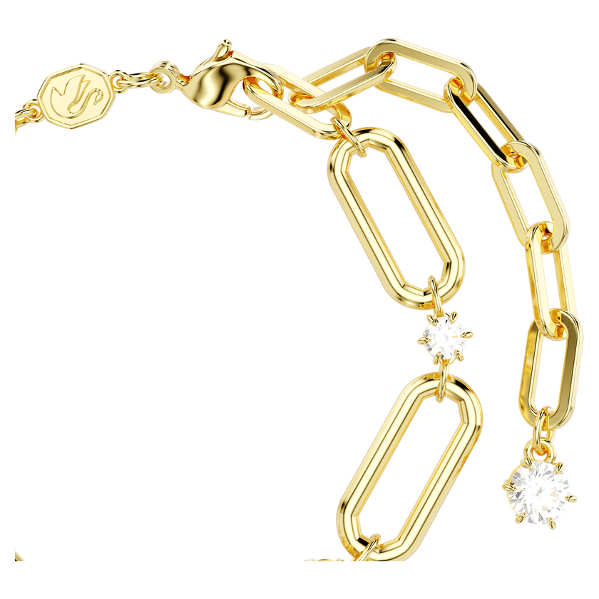 swarovski سوار constella، لون أبيض، طلاء بلون ذهبي