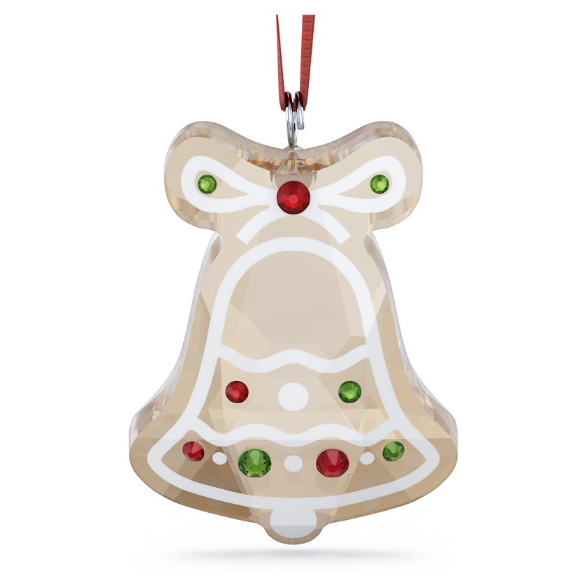 swarovski زينة متدلية شكل جرس من خبز الزنجبيل holiday cheers