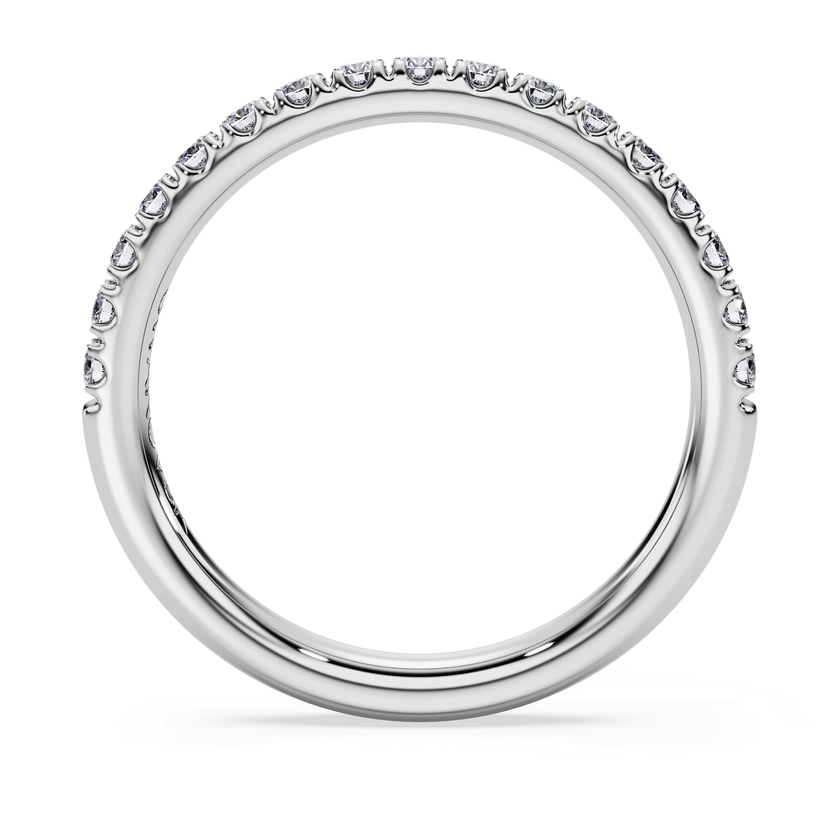 swarovski دبلة eternity، أحجار ألماس مُصنعة في المختبر بإجمالي 0 4 قيراط، ذهب أبيض عيار 18