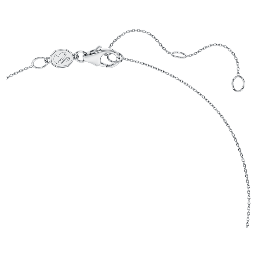swarovski قلادة eternity، أحجار ألماس مُصنعة في المختبر بإجمالي 0 5 قيراط، ذهب أبيض عيار 18