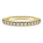 swarovski دبلة eternity، أحجار ألماس مُصنعة في المختبر بإجمالي 0 4 قيراط، ذهب أصفر عيار 18