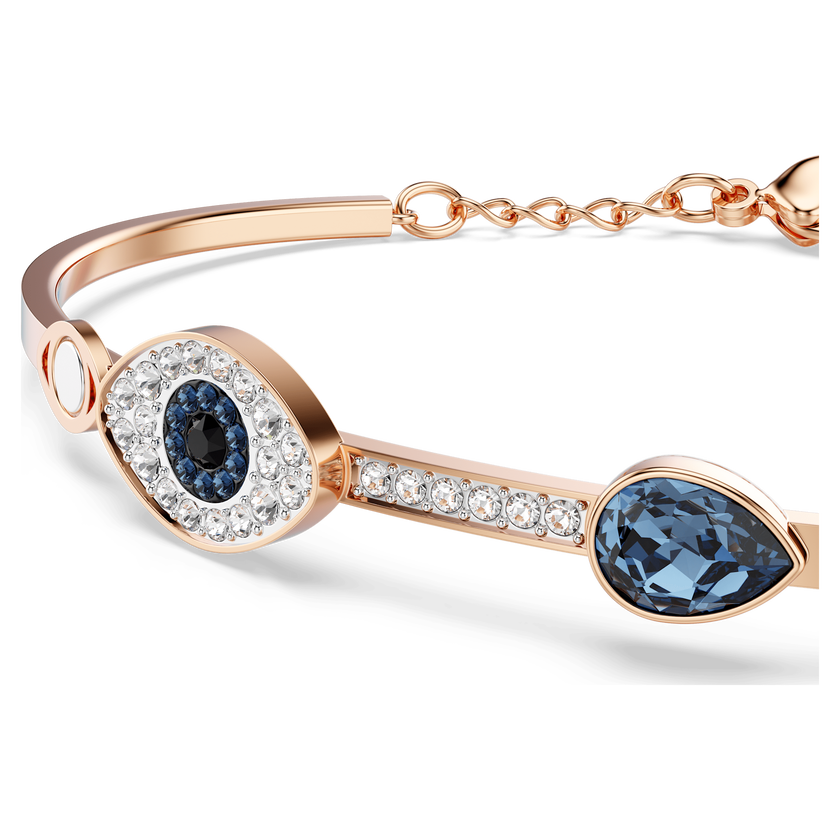 swarovski سوار symbolica، على شكل عين، لون أزرق، طلاء مختلط