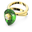 خاتم Numina، لون أخضر، طلاء باللون الذهبي