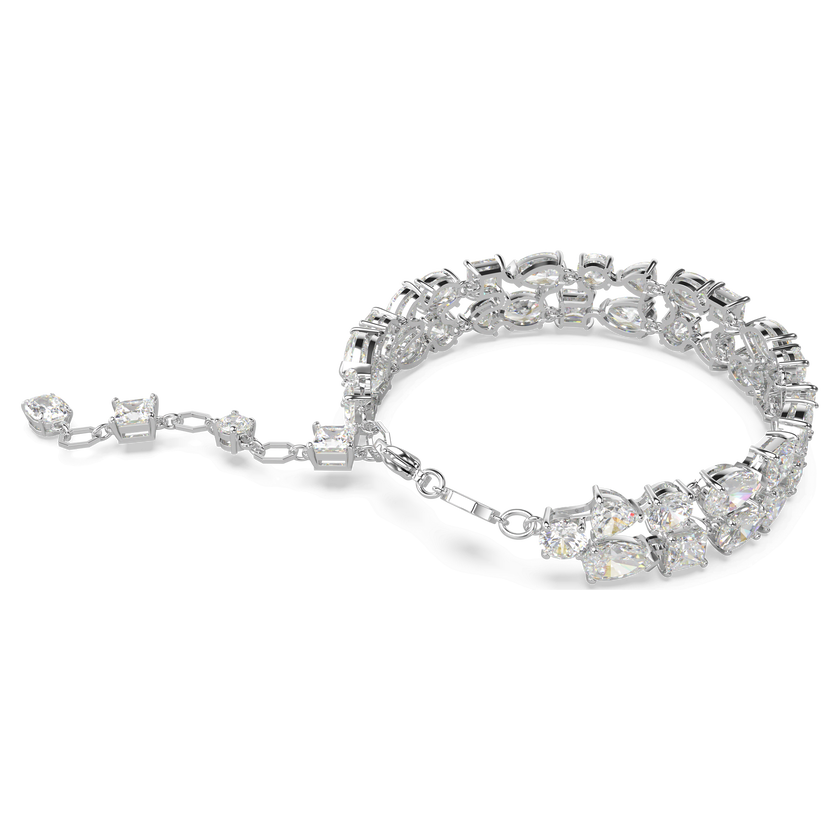 swarovski سوار mesmera، قطع متنوع، لون أبيض، طلاء روديوم