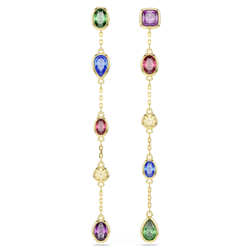 swarovski أقراط متدلية imber، قطع متنوع، ألوان متعددة، لمسة نهائية من الذهب عيار 18 قيراط