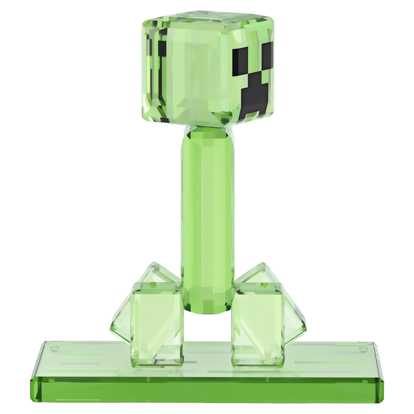 swarovski مجسم كريبر من مجموعة minecraft