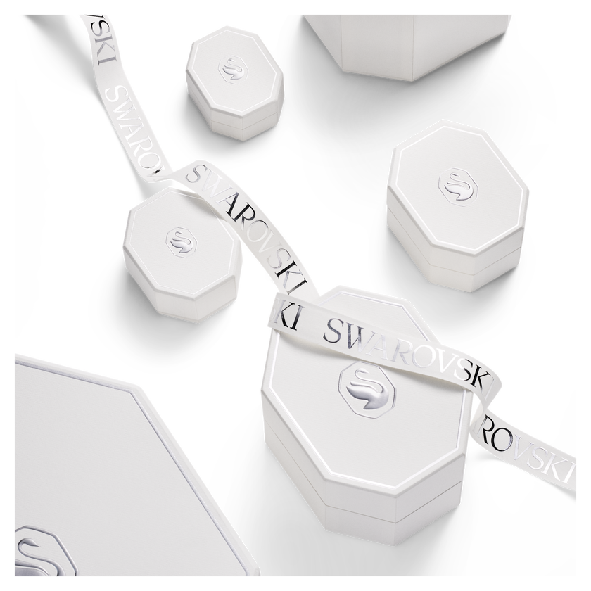 swarovski octagon pendant  lab grown diamonds 0 5 ct tw  octagon shape  18k white gold