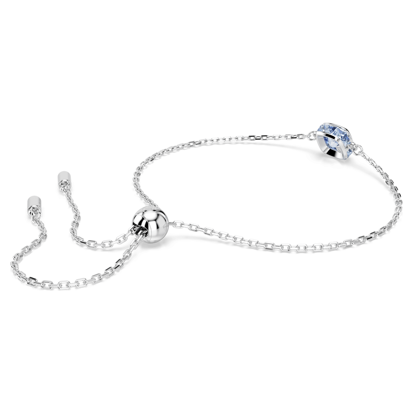 swarovski سوار birthstone، قطع مربع، march، لون أزرق، طلاء روديوم