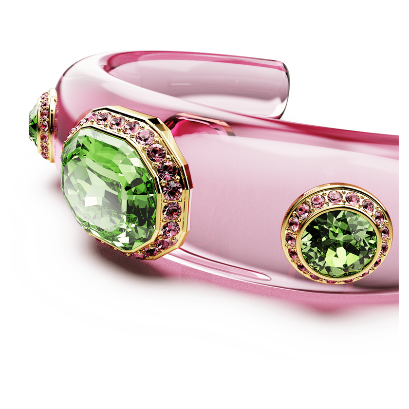 swarovski سوار dulcis، قطع متنوع، ألوان متعددة، طلاء باللون الذهبي