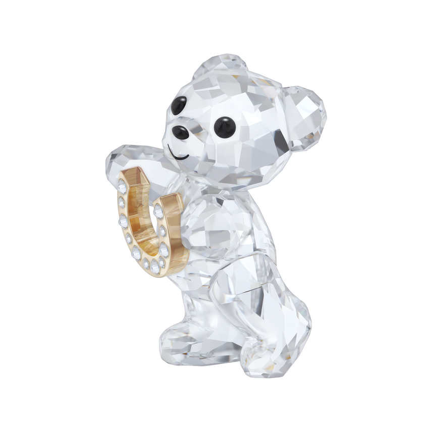 swarovski مجسم lucky horseshoe، مجموعة kris bear