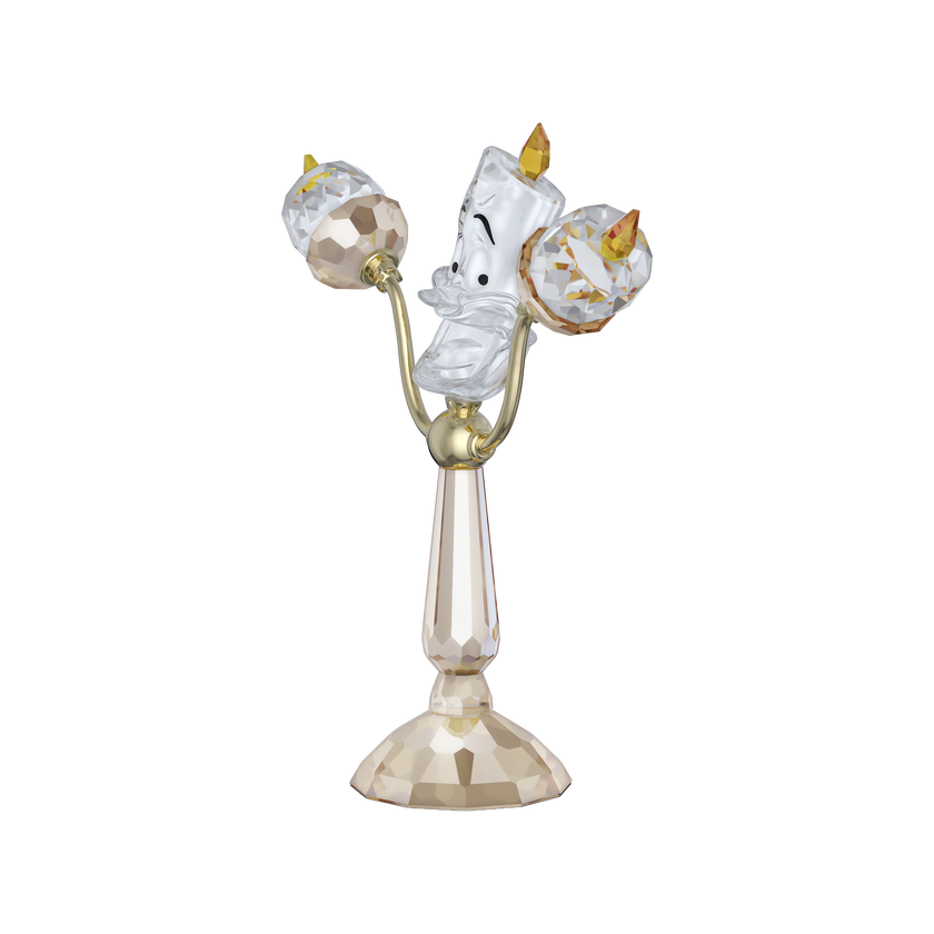 swarovski مجسم شخصية lumi re، مجموعة beauty and the beast