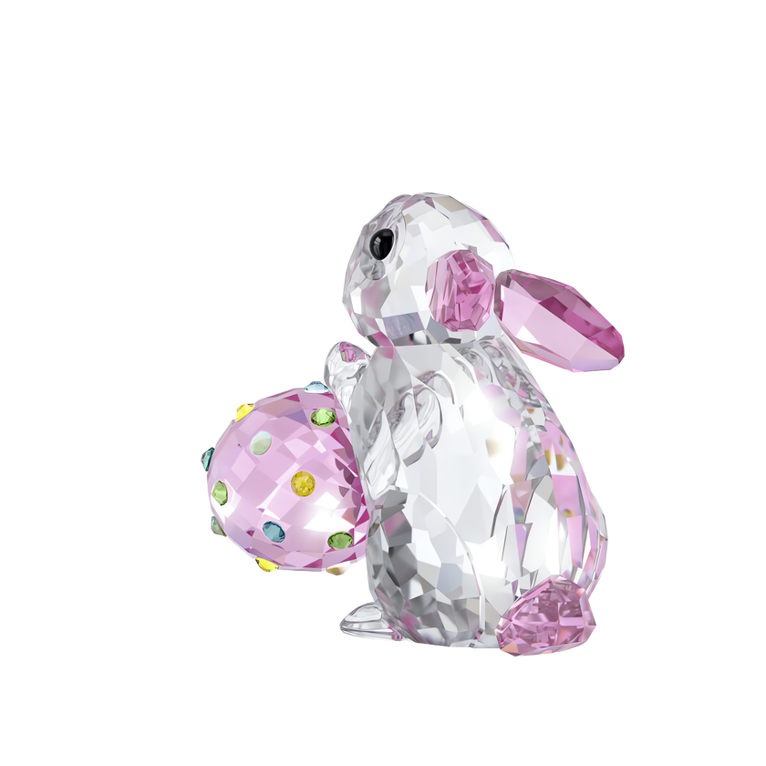 swarovski مجسم أرنب وبيضة، مجموعة idyllia