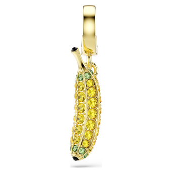 swarovski minions banana charm  pav   yellow  gold tone plated