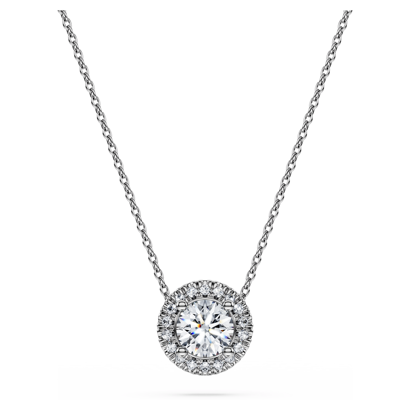 swarovski قلادة eternity، أحجار ألماس مُصنعة في المختبر بإجمالي 0 59 قيراط، ذهب أبيض عيار 18