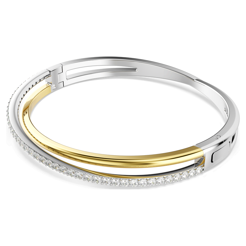swarovski سوار hyperbola، قطع مستدير، لون أبيض، لمسة نهائية من معادن مختلطة