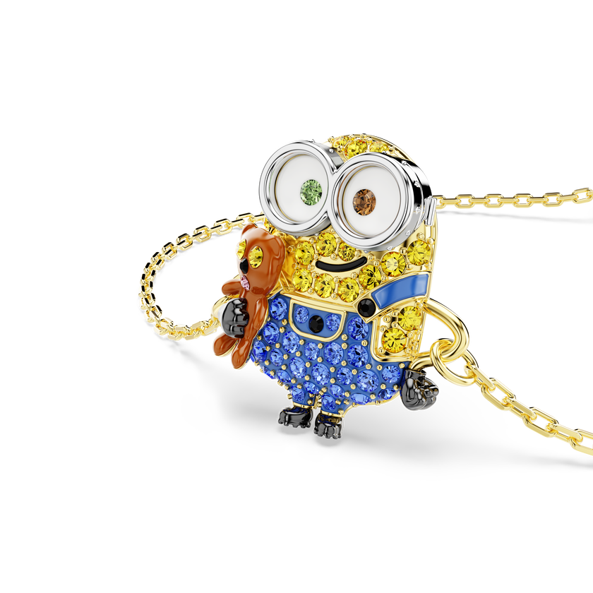 swarovski minions bob bracelet  pav   multicolored  gold tone plated