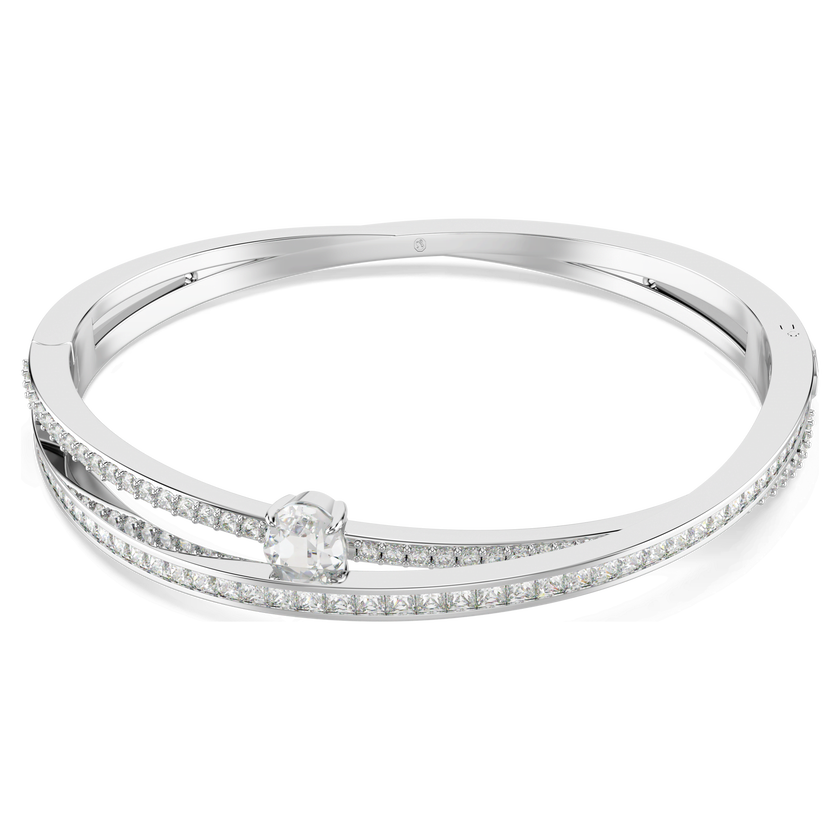 swarovski سوار hyperbola، قطع متنوع، لون أبيض، طلاء روديوم