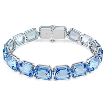 swarovski سوار millenia، قطع مُثَمَّن، لون متدرج، لون أزرق، طلاء روديوم