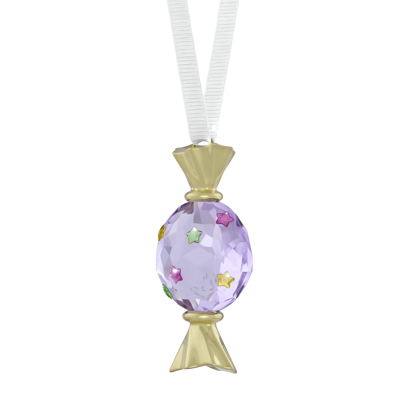 swarovski زينة شكل حلوى holiday cheers dulcis، لون بنفسجي