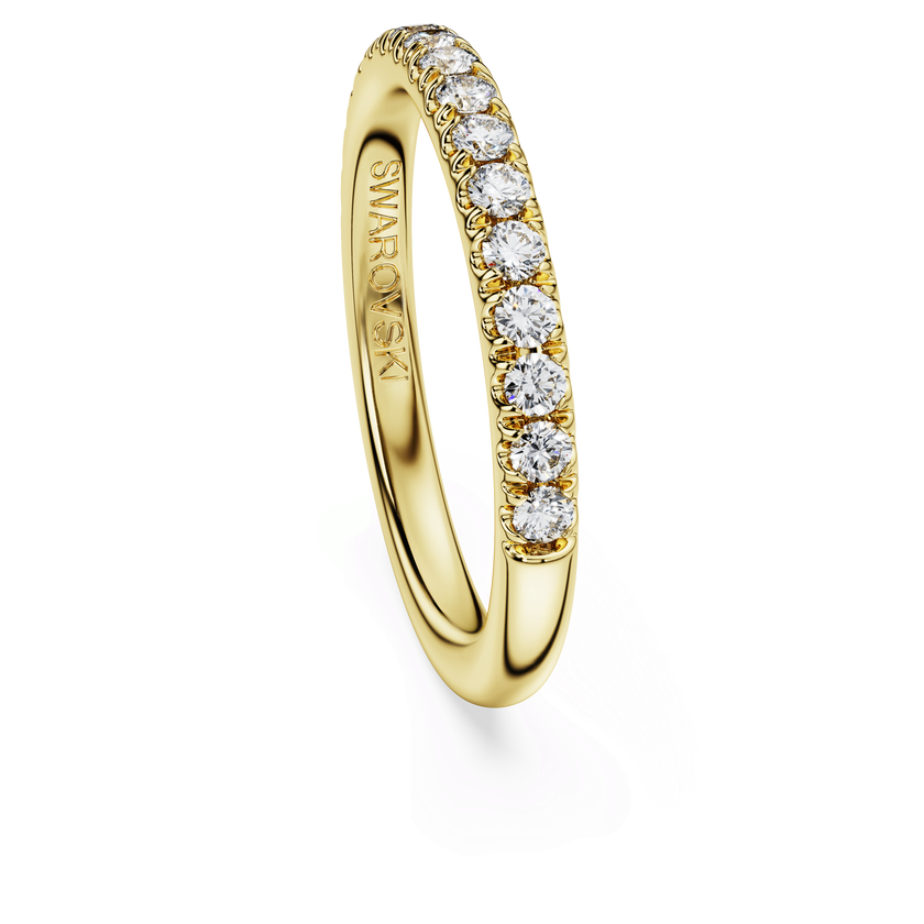 swarovski دبلة eternity، أحجار ألماس مُصنعة في المختبر بإجمالي 0 4 قيراط، ذهب أصفر عيار 18