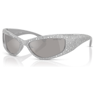 swarovski نظارة شمسية، sk6027، لون فضي