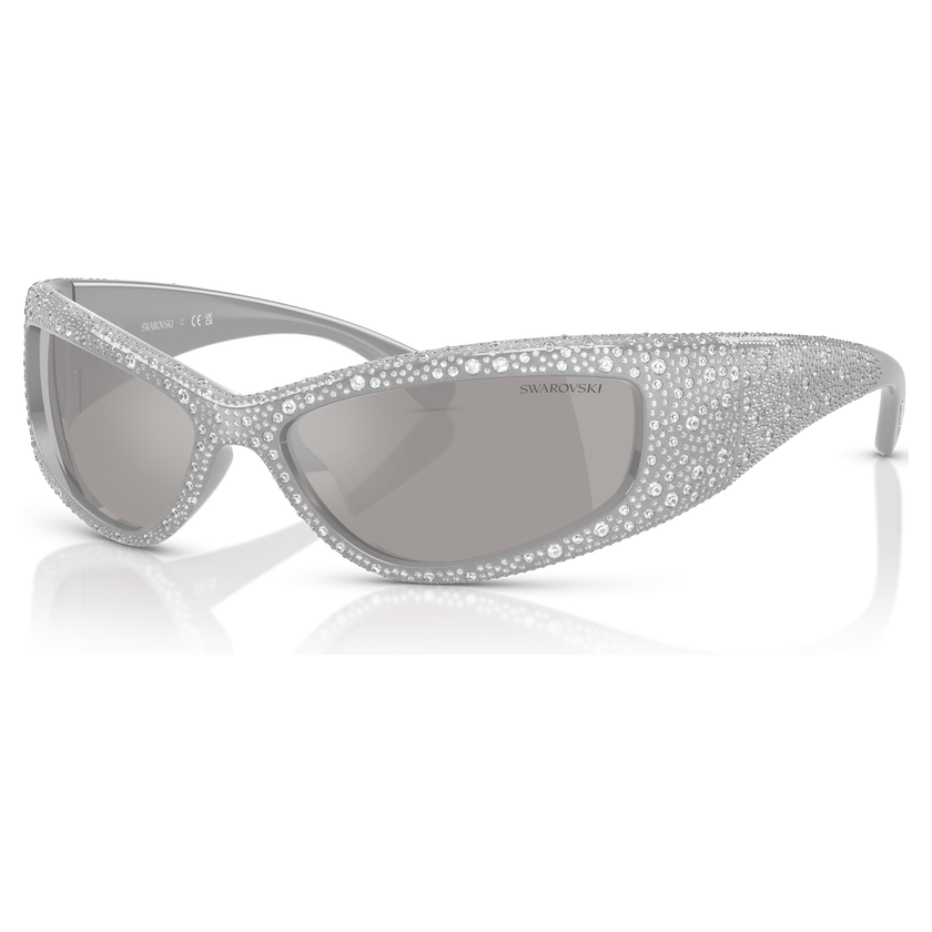 swarovski نظارة شمسية، sk6027، لون فضي