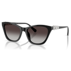 swarovski نظارات شمسية، شكل كات آي، sk6068، لون أسود