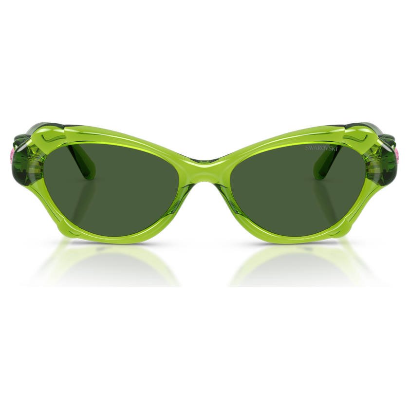swarovski نظارة شمسية، على شكل وسادة، sk6050، لون وردي