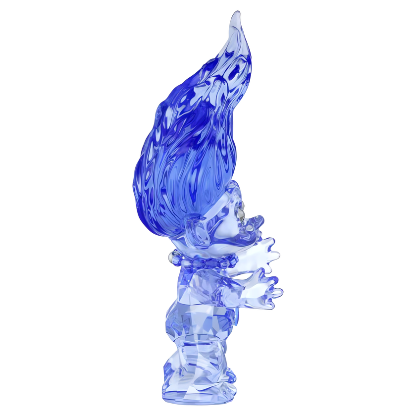 swarovski قزم، مجموعة good luck trolls، لون أزرق
