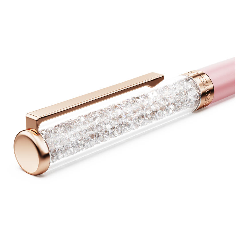 swarovski قلم حبر جاف crystalline، لون وردي