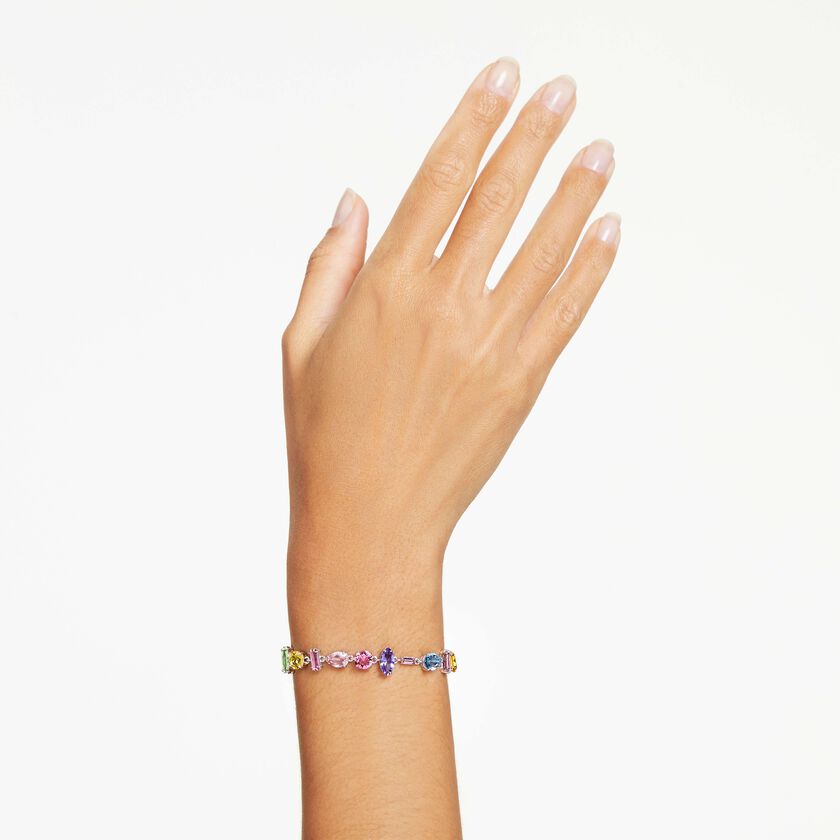 swarovski سوار gema، قطع متنوع، ألوان متعددة، طلاء روديوم