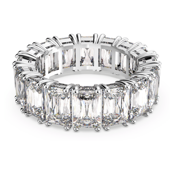 خاتم Matrix Vittore، قطع مستطيل، لون أبيض، طلاء روديوم swarovski خاتم matrix vittore، قطع مستطيل، لون أبيض، طلاء روديوم