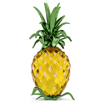 swarovski قطعة زينة على شكل أناناس من مجموعة idyllia